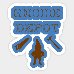 Gnome Depot Sticker